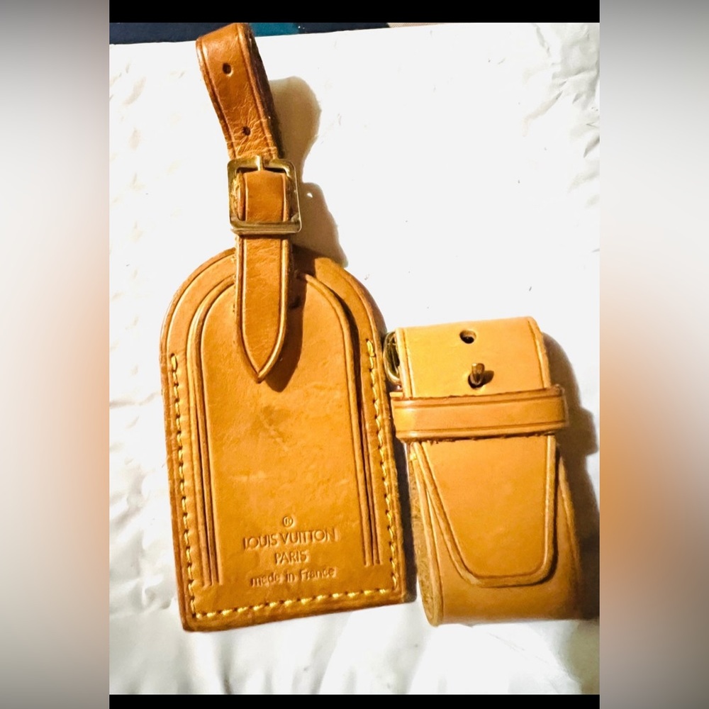 Authentic Louis Vuitton Lv Name Tag And Set P… Gem